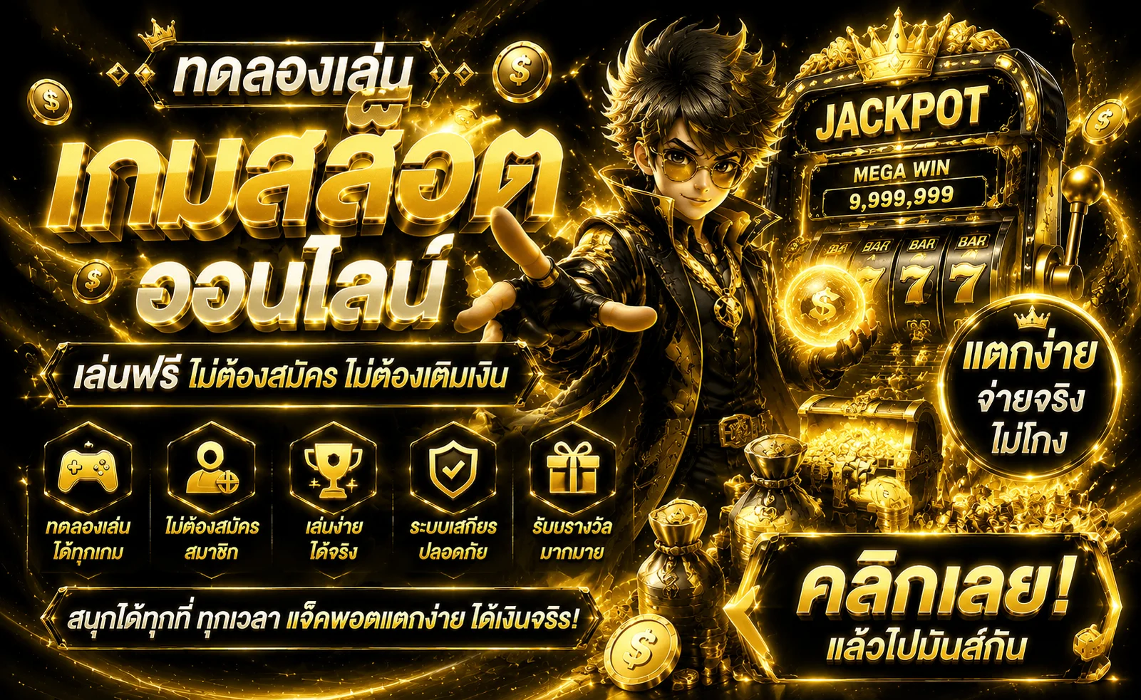 ทดลองเล่นสล็อตฟรี FOURFUN ครบทุกค่ายไม่ต้องฝากเงิน